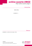 Working paper Reference - Archive ouverte UNIGE