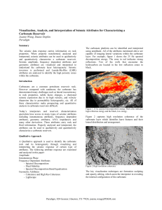 Visualization, Analysis, and Interpretation of Seismic