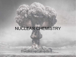 NUCLEAR CHEMISTRY