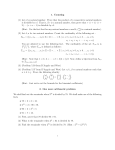 1. Counting (1) Let n be natural number. Prove that the product of n