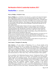 Faculty Bios (v.3 PDF) - Northeastern District