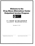 Welcome to the Drug Abuse Alternatives Center Outpatient Services