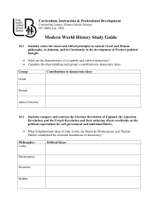 Modern World History Study Guide