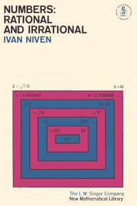 Numbers: Rational and Irrational