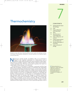 Thermochemistry - Pearson Canada