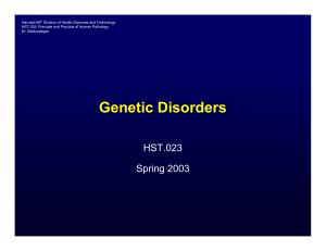 Genetic Disorders