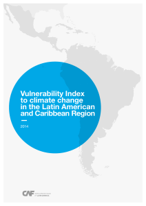 Vulnerability Index to climate change in the Latin