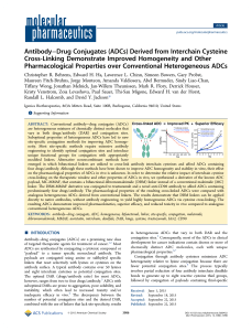 Antibody–Drug Conjugates (ADCs) Derived from