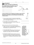 Practice B 10-3 Angles of Elevation and Depression