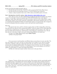 1 BIOL 3200 Spring 2015 DNA Subway and RNA