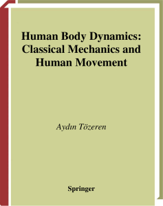 Classical Mechanics and Human Movement