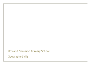 Hoyland Common Primary School Geography Skills