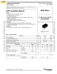 MHW1303LA 5-200 MHz, 30.8 dB, 10