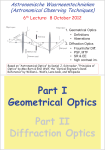 Geometrical and diffraction optics