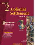 Chapter 3: Colonial America, 1587-1770