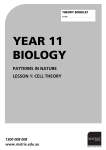 YEAR 11 BIOLOGY - Matrix Education