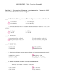 Practice Exam #2 with Answers