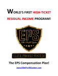 WORLD`S FIRST HIGH-TICKET RESIDUAL INCOME PROGRAM
