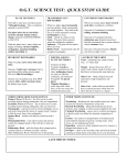 Earth/Space Review Sheet