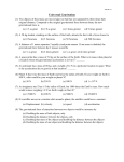 Worksheet "Universal Gravitation"