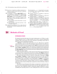 1.5 Methods of Proof