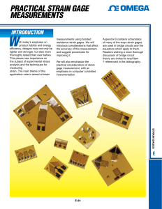 Practical Strain Gage Measurements