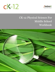 26CK-12 Physical Science for Middle School