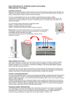 User instructions for ventilation system and heating
