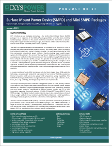 SMPD Product Brief - IXYS Power