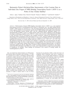 Ratiometric Pulsed Alkylation/Mass Spectrometry of the Cysteine