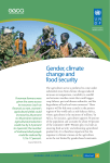 Gender, climate change and food security