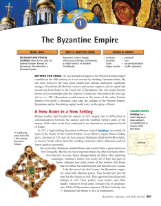 European Middle Ages and Bizantium