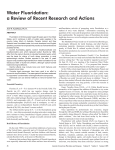 Water Fluoridation: a Review of Recent Research and Actions