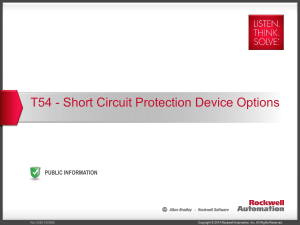 T54 : Short Circuit Protection Devices