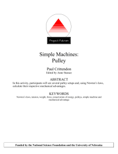 Simple Machines: Pulley