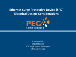 Ethernet Surge Protective Device (SPD) Electrical Design