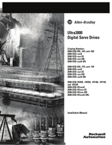 Ultra3000 Digital Servo Drives Installation Manual