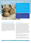 contaminants in seabird eggs - QSR 2010