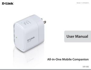 User Manual - D-Link