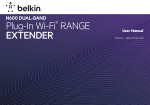 Plug-In Wi-Fi® RANGE EXTENDER