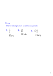 Warmup Write the following numbers as decimals and percents