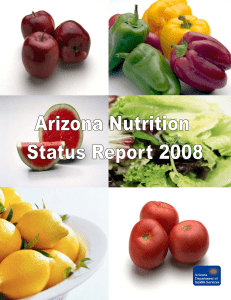 Arizona Nutrition Status Report
