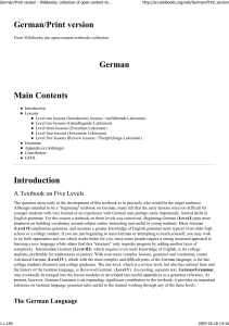 German/Print version - Wikibooks, collection of open
