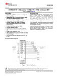 SCAN921260 X6 1:10 Deserializer with IEEE 1149.1 (JTAG) and at