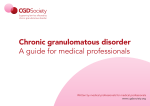 Chronic granulomatous disorder A guide for medical