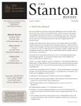 The Stanton Report Volume 1