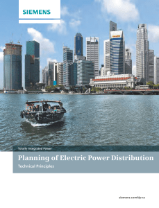 Planning of Electric Power Distribution