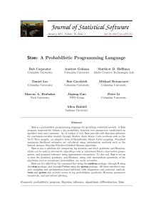 Stan: A Probabilistic Programming Language