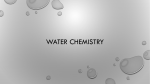 Water Chemistry