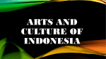 arts and culture of indonesia